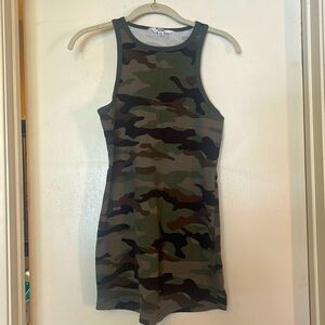 BB Dakota Steve Madden Camo mini dress size XS